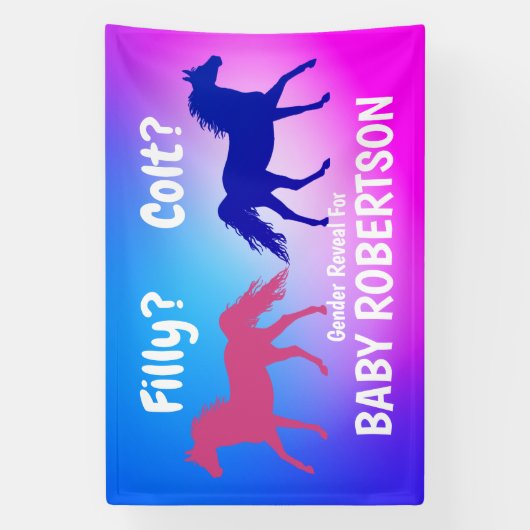 Western-Stil Banner (Vertikal)