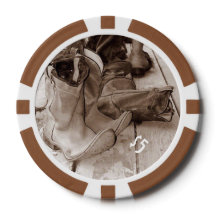 Western stimuliert Poker-Chips, individuell anpass