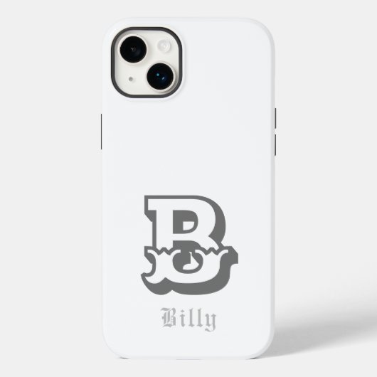Western Stolz Personalisiert Monogramm Case-Mate iPhone Hülle (Rückseite)