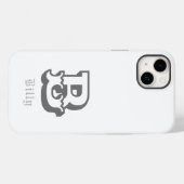 Western Stolz Personalisiert Monogramm Case-Mate iPhone Hülle (Rückseite (Horizontal))