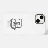Western Stolz Personalisiert Monogramm Case-Mate iPhone Hülle (Rückseite (Horizontal))