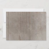 Western String Lights Hochzeit Einladungen (Rückseite)