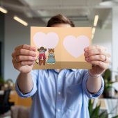 Western Style Cats Valentine Wild West Feiertagskarte