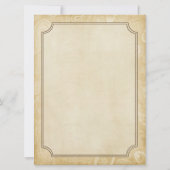 Western Style Einladung (Rückseite)