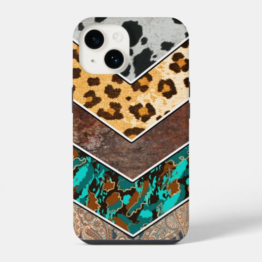 Western Style iPhone Case Hülle (Rückseite)