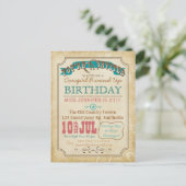 Western Style Postcard Einladung (Stehend Vorderseite)