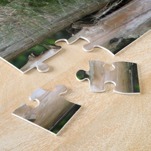 Western Style Rustic Wagenrad Jigsaw Puzzle (Seite)