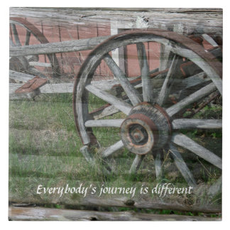 Western Style Rustic Wagenrad Keramik Tile Fliese