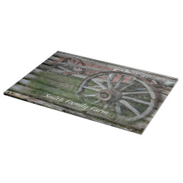 Western-Style Rustikale Wagenradschneideplatine Schneidebrett