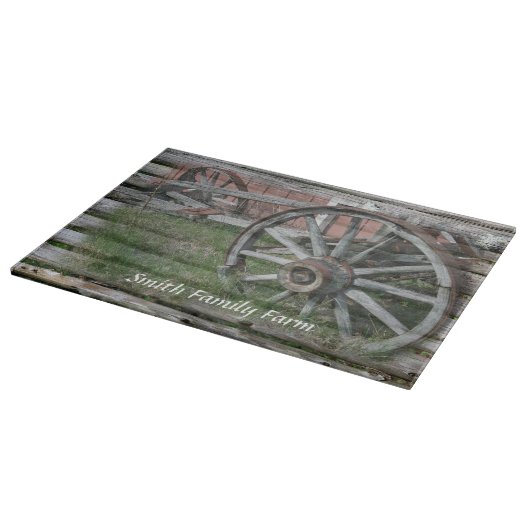 Western-Style Rustikale Wagenradschneideplatine Schneidebrett (Ecke)