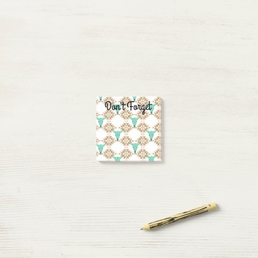 Western Style Sticky Notes Post-it Klebezettel (Auf Schreibtisch)