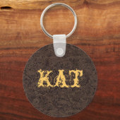 Western Style Tool Leather Print Schlüsselanhänger (Vorderseite)