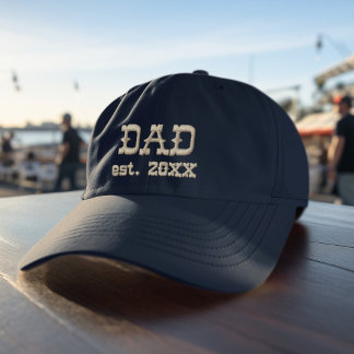 Western Style Vater etabliert bestickter Hut