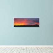 Western Sunset Leinwanddruck (Insitu (Holzboden))