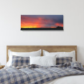 Western Sunset Leinwanddruck (Insitu (Schlafzimmer))