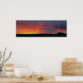 Western Sunset Poster (Küche)