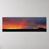 Western Sunset Poster (Vorne)