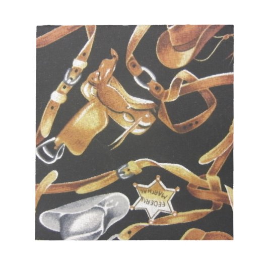 Western Tack Notizblock (Vorderseite)