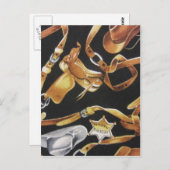 Western Tack Postkarte (Vorne/Hinten)
