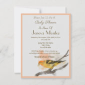 Western Tanager Gelbe Vogelzweig Feiertagskarte (Vorderseite)