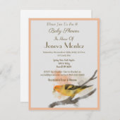 Western Tanager Gelbe Vogelzweig Feiertagskarte (Vorne/Hinten)