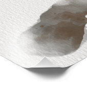 Western Tanager Gelbe Vogelzweig Fotodruck (Ecke)