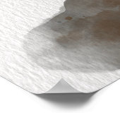 Western Tanager Gelbe Vogelzweig Poster (Ecke)