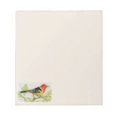 Western Tanager Notizblock (Vorderseite)