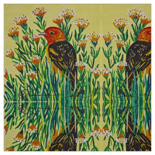Western Tanager Stoff (Muster)