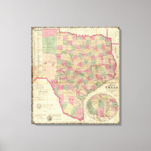 Western Texas Leinwanddruck