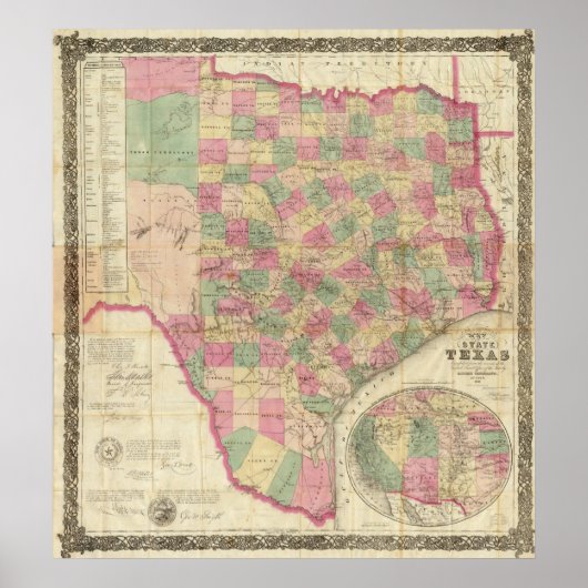 Western Texas Poster (Vorne)