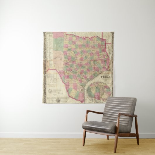 Western Texas Wandteppich (Beispiel)