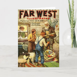 Western-Thema 1928 Weihnachten