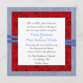 Western-Thema Hochzeit Einladung