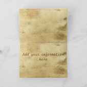 Western Thema Hochzeit Einladung (Innenseite)