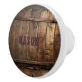 Western-Thema Holz Rustikal Keramikknauf (Rechts)