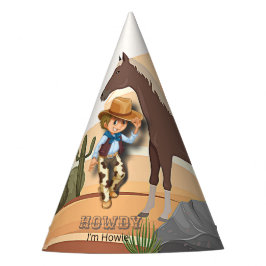 Western Thema howies Cowboy Geburtstag Partyhütchen