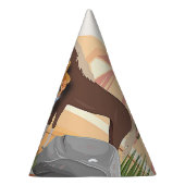 Western Thema howies Cowboy Geburtstag Partyhütchen (Rechts)