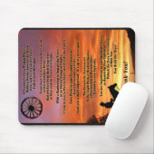 Western-Thema-Lehrer-Anerkennungs-Gedicht Mousepad (Mit Mouse)