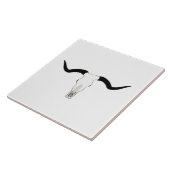 Western-Themalonghorn-Vieh Fliese (Seite)