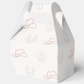 Western Theme Bevorzugung Box Geschenkschachtel (Rückseite)