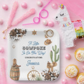 Western Theme Boy Baby Shower Pappteller (Party)