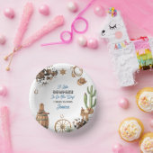 Western Theme Boy Baby Shower Pappteller (Party)