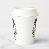 Western Theme Howdy Christmas Cowgirl Boots Pappbecher (Rechts)