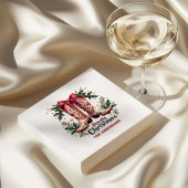 Western Theme Howdy Christmas Cowgirl Boots Serviette