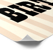 Western Theme Poster mit Foto (Ecke)