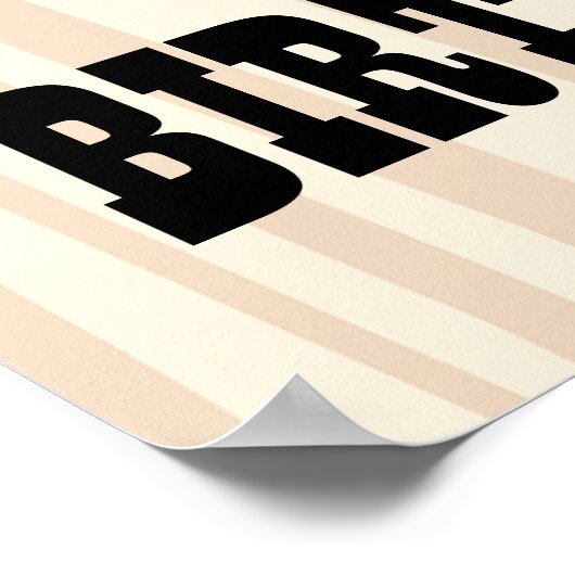 Western Theme Poster mit Foto (Ecke)