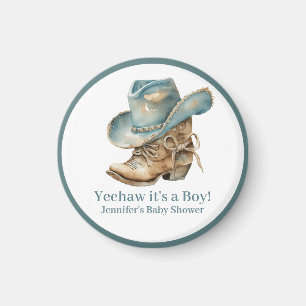 Western Themed Baby Dusche Gefallen Magnet