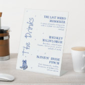 Western Themed Bachelorette Wochenende Party Drink Sockelschild (In SItu)