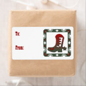Western Themed Cowboy Boot Weihnachten (Insitu)